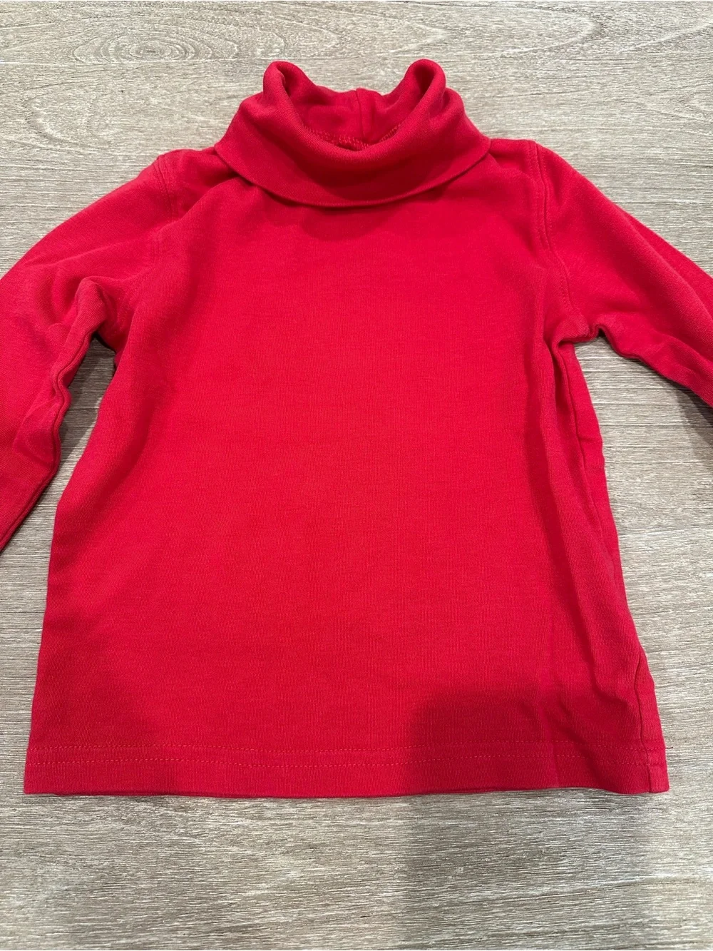 Carter's Bright Red Long Sleeve Turtleneck Top for Kids